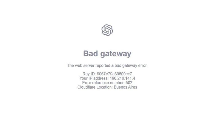 ChatGPT se cayó en todo el mundo: qué se sabe y cuándo volverá
