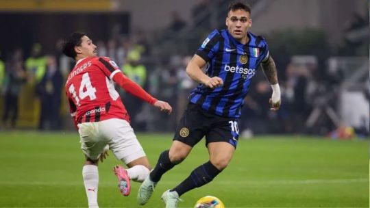 Empate agónico del Inter de Lautaro Martínez en el clásico ante Milan