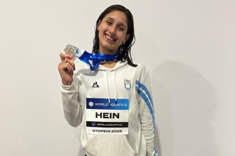 Resultados de Agostina Hein en el Mundial juvenil de natación, prueba por prueba